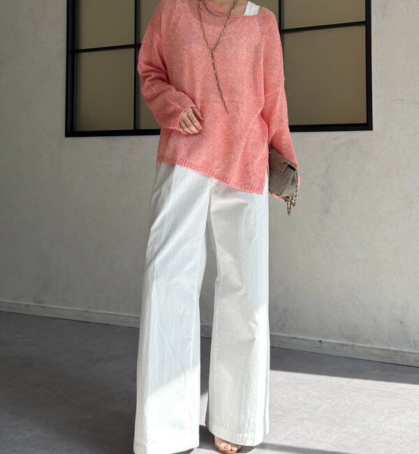  「メランジプルオーバー」|ニット・セーター|