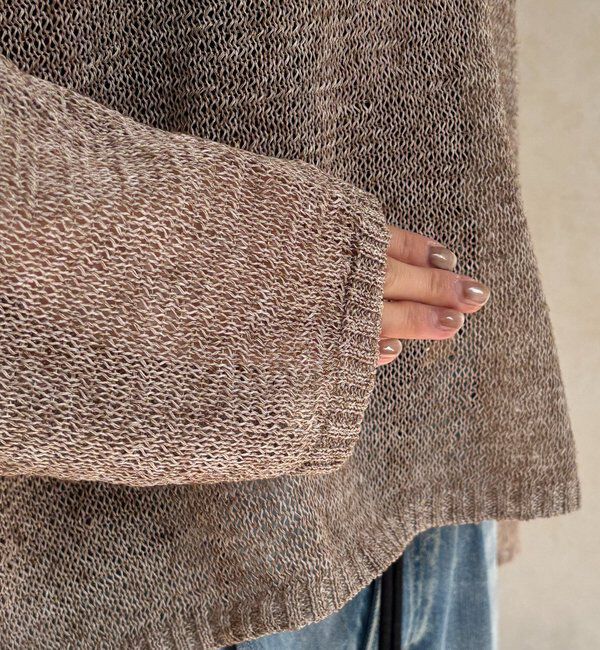  「メランジプルオーバー」|ニット・セーター|