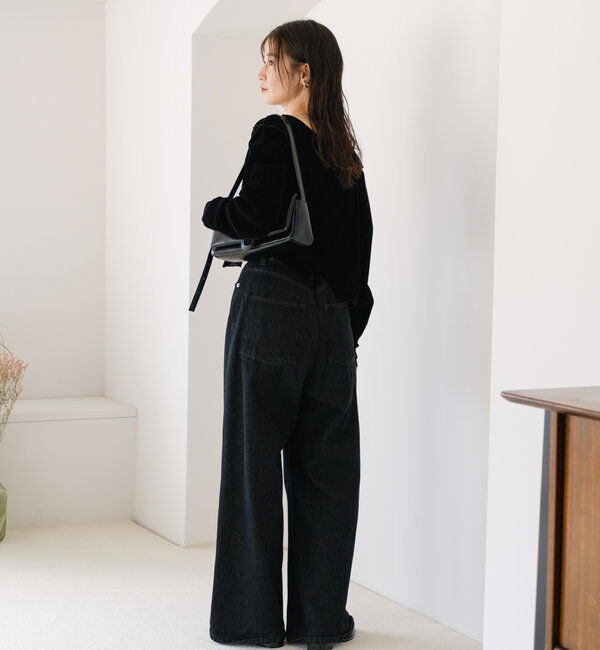  「チュールベロア2WAYカーディガン」|Tシャツ・カットソー|