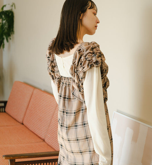  「チュールベロア2WAYカーディガン」|Tシャツ・カットソー|