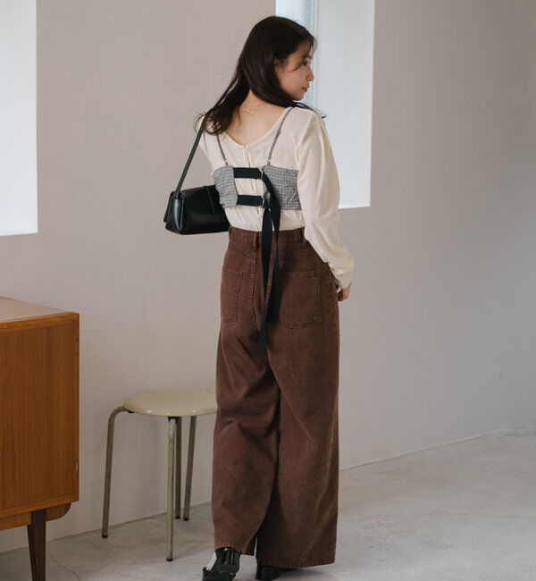  「チュールベロア2WAYカーディガン」|Tシャツ・カットソー|