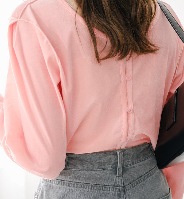  「チュールベロア2WAYカーディガン」|Tシャツ・カットソー|