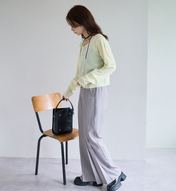  「チュールベロア2WAYカーディガン」|Tシャツ・カットソー|