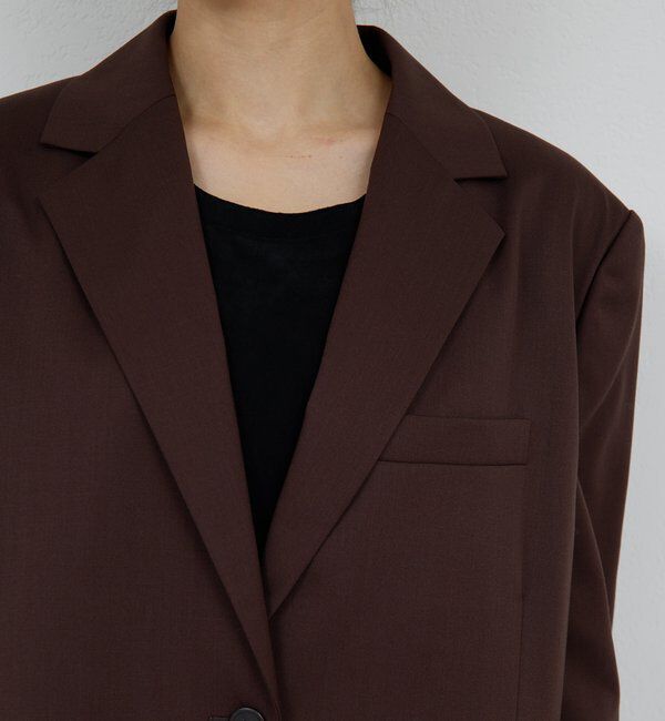  「【HERITANOVUM】【スリーピース対応】ウーステッドウールジャケット」|テーラードジャケット|