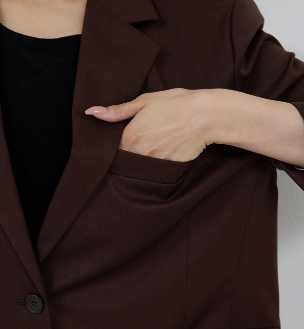  「【HERITANOVUM】【スリーピース対応】ウーステッドウールジャケット」|テーラードジャケット|