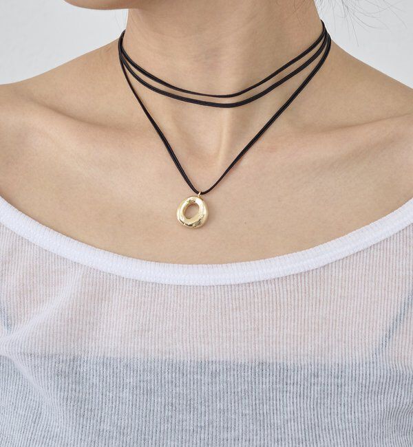  「リングトップコードネックレス」|リング|ゴールド