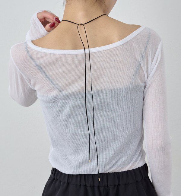  「リングトップコードネックレス」|リング|