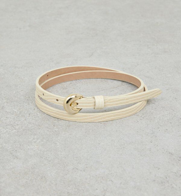  「プランプバックルベルト」|ベルト|