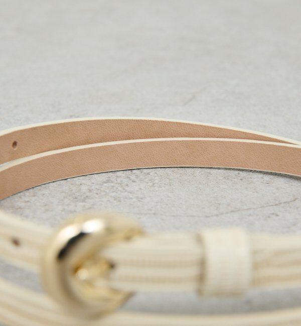  「プランプバックルベルト」|ベルト|