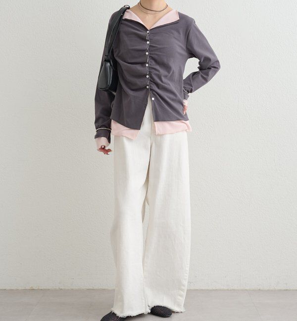  「配色カットソー」|Tシャツ・カットソー|