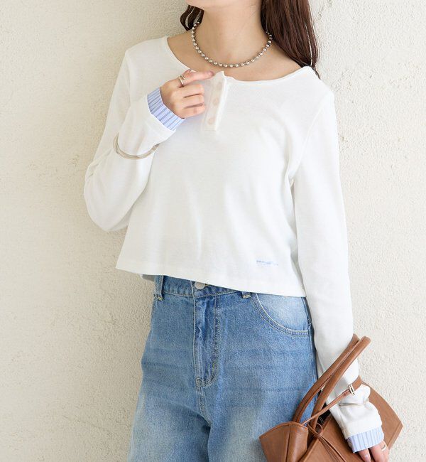  「ヘンリーネックチビロンT」|Tシャツ・カットソー|