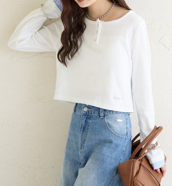  「ヘンリーネックチビロンT」|Tシャツ・カットソー|