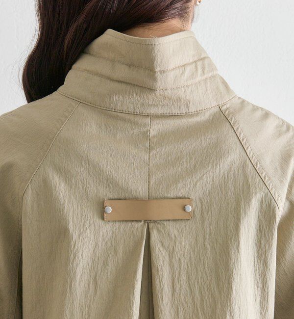  「スタンドカラーミドルトレンチ」|トレンチコート|