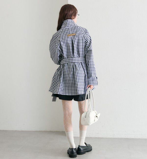  「スタンドカラーミドルトレンチ」|トレンチコート|