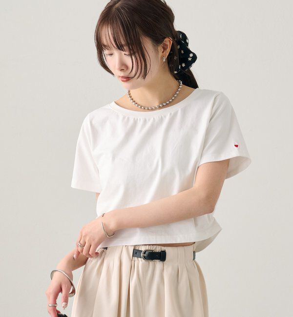  「バックロゴプリントちびTシャツ」|Tシャツ・カットソー|