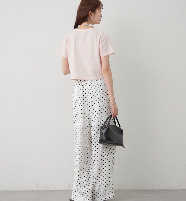  「ドットWベルトパンツ」|チノ|