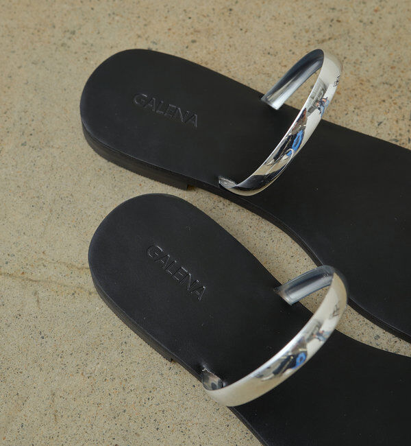  「【GALENA/ガレナ】スクエアラバーサンダル」|ロングブーツ|