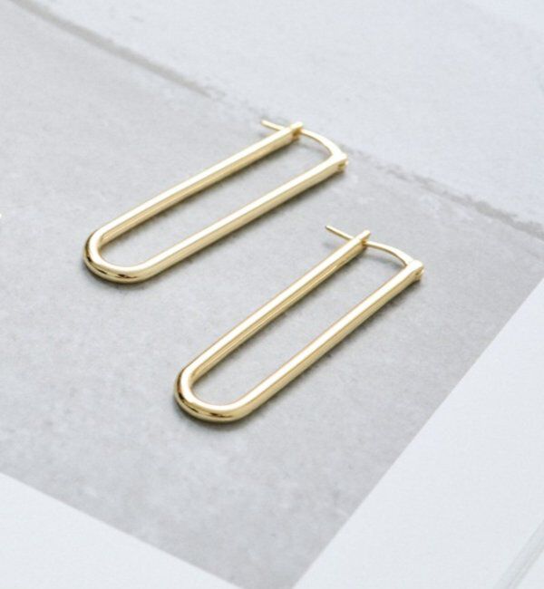  「【GALENA/ガレナ】オーバルフープピアス」|リング|