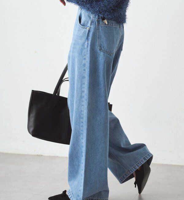  「ワイドデニムパンツ」|デニム|