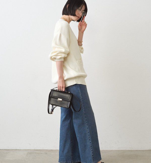  「ゴールドリングカーデ」|ニット・セーター|