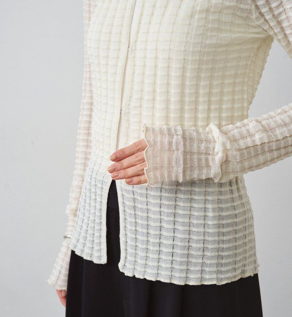  「シアーカーデ」|ニット・セーター|