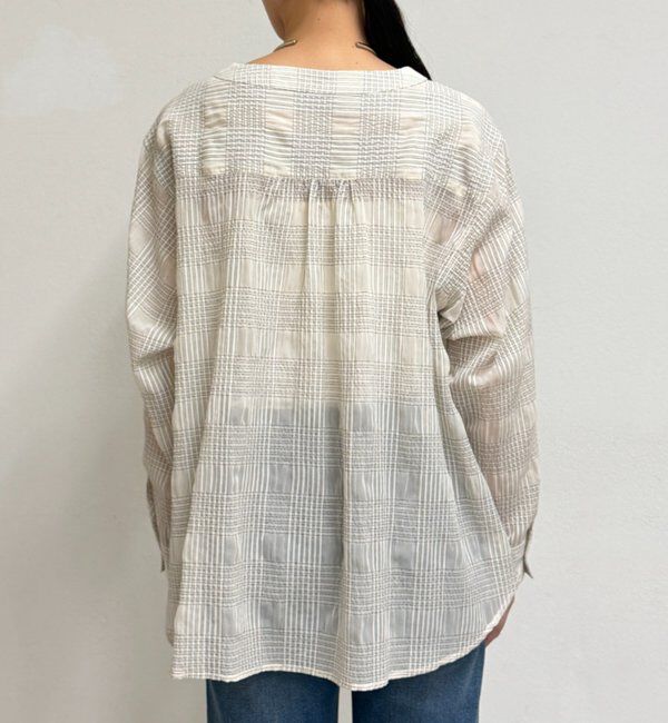  「シアーチェックシャツ」|シャツ・ブラウス|