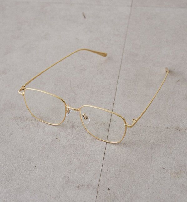  「【GALENA/ガレナ】メタルスクエアめがね」|リング|