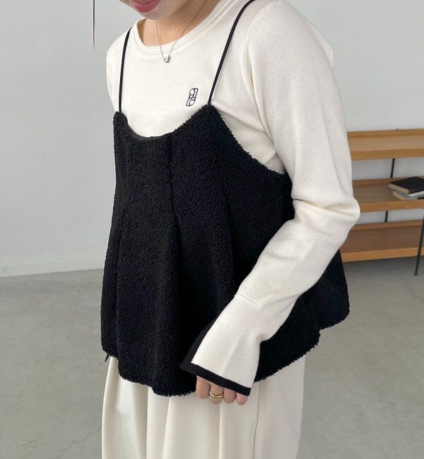  「1ポイントバイカラーニット」|ニット・セーター|