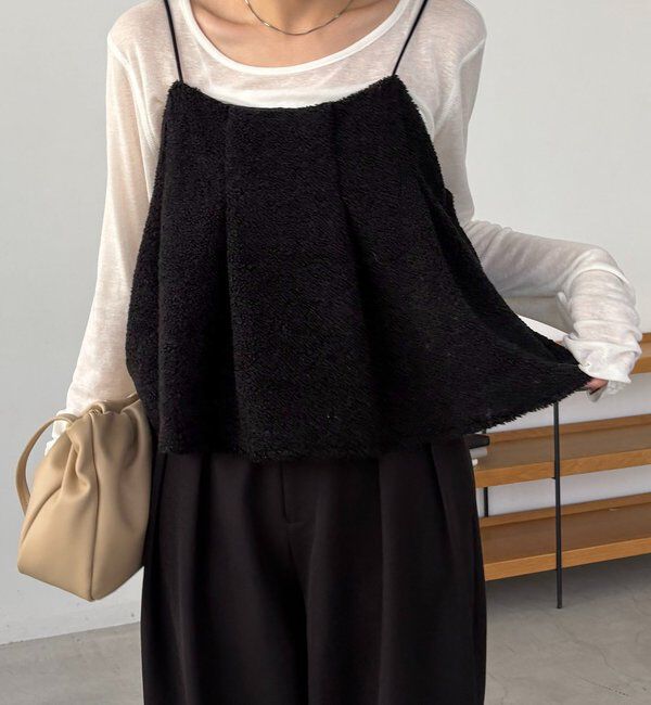  「ボアフレアキャミ」|シャツ・ブラウス|