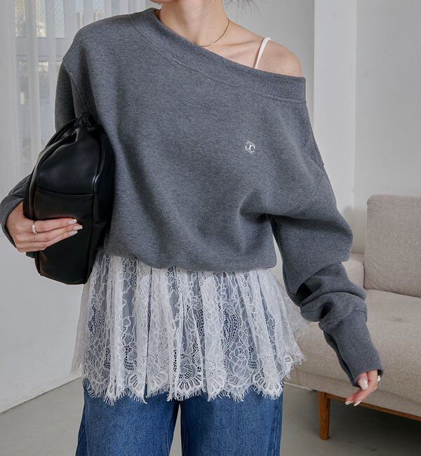  「【新色ブラック/調整可能◎】レースキャミ」|キャミソール|