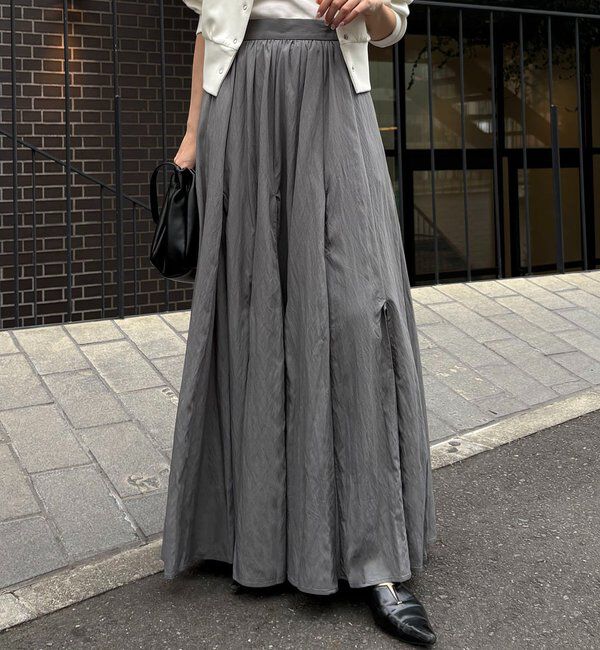  「【低身長サイズあり】ランダム切替フレアスカート」|スカート|