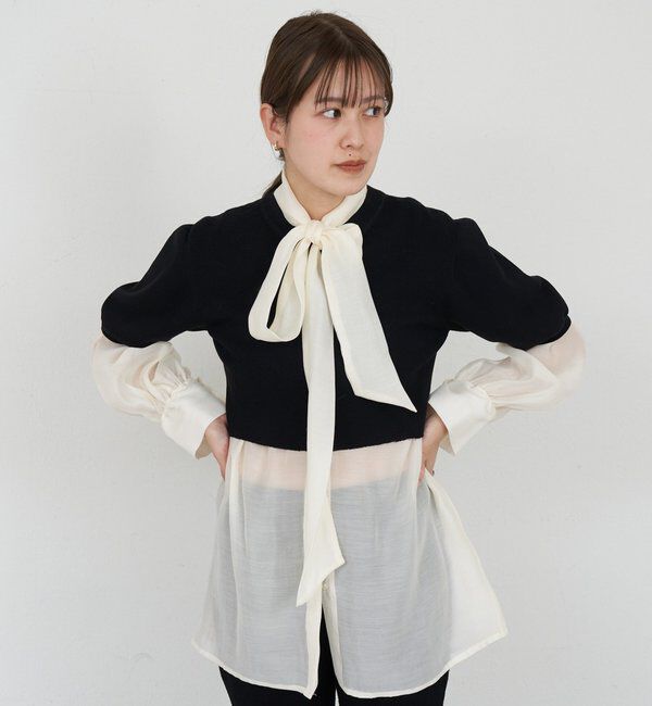  「ボウタイブラウス」|シャツ・ブラウス|