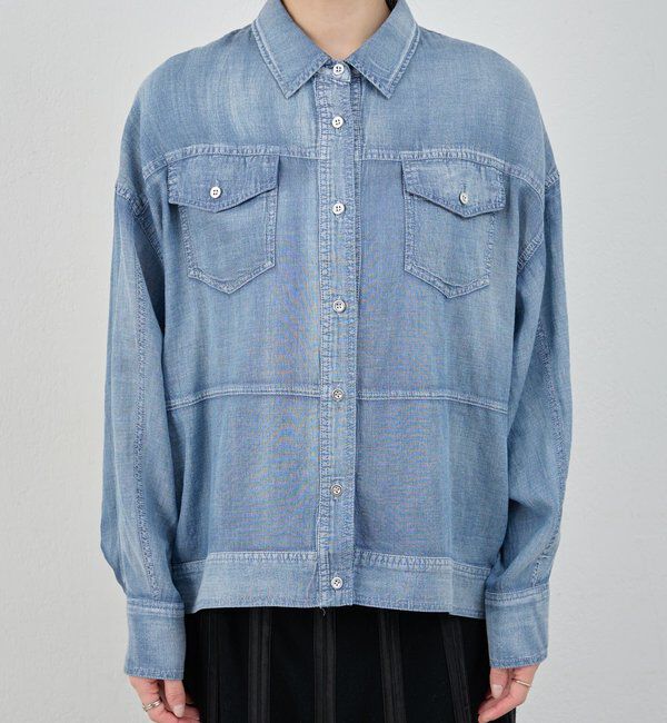  「シアーデニムシャツ」|シャツ・ブラウス|