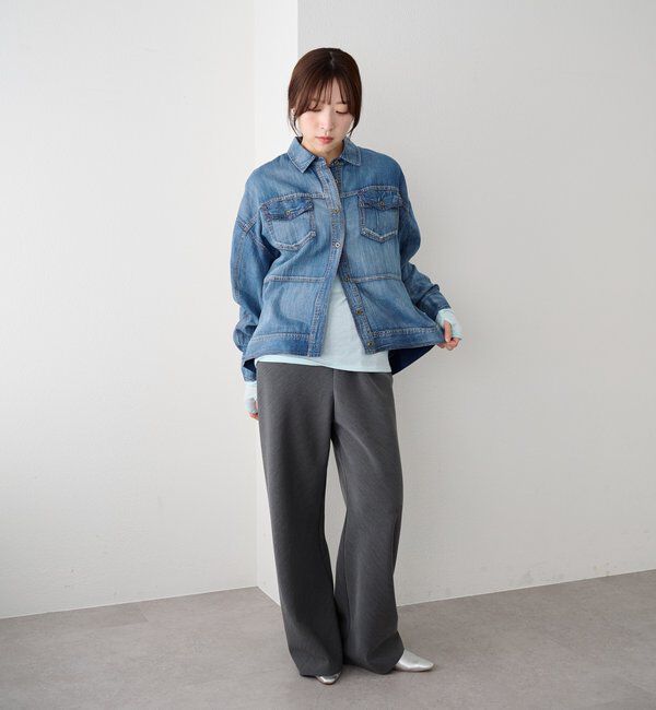  「シアーデニムシャツ」|シャツ・ブラウス|