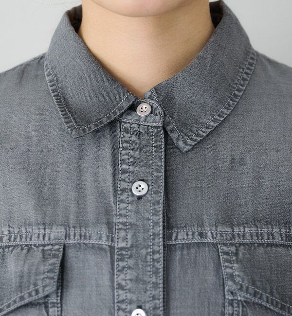  「シアーデニムシャツ」|シャツ・ブラウス|
