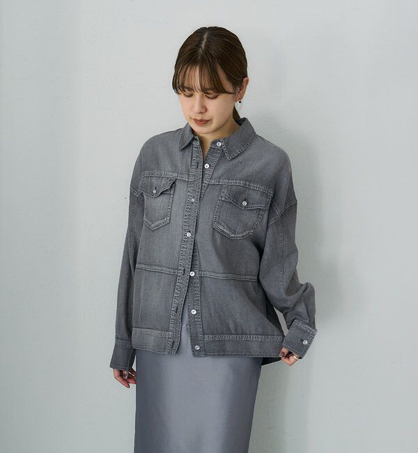  「シアーデニムシャツ」|シャツ・ブラウス|