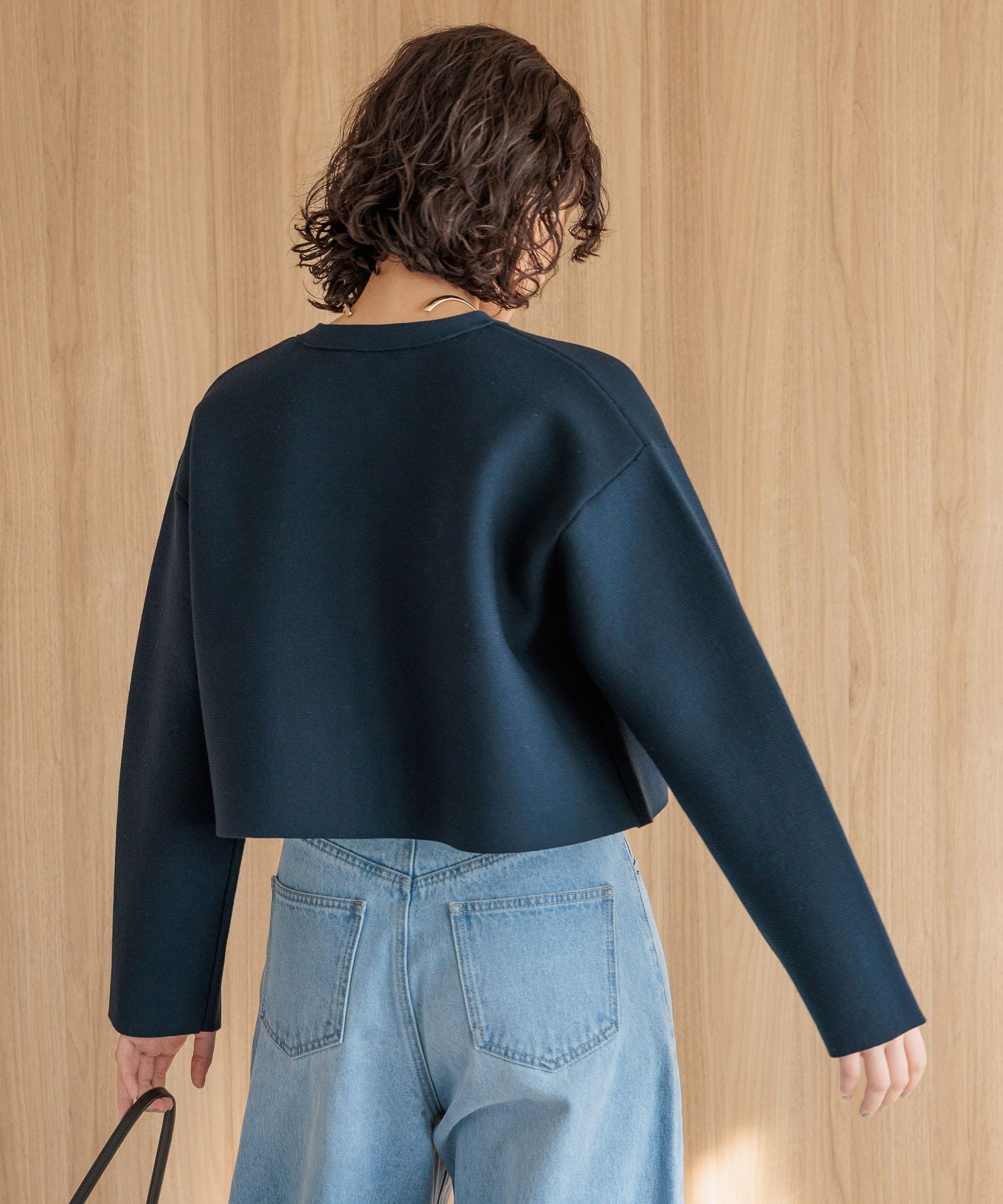 A part by 「スポンディッシュキンボタンクルーカーディガン」|ニット・セーター|