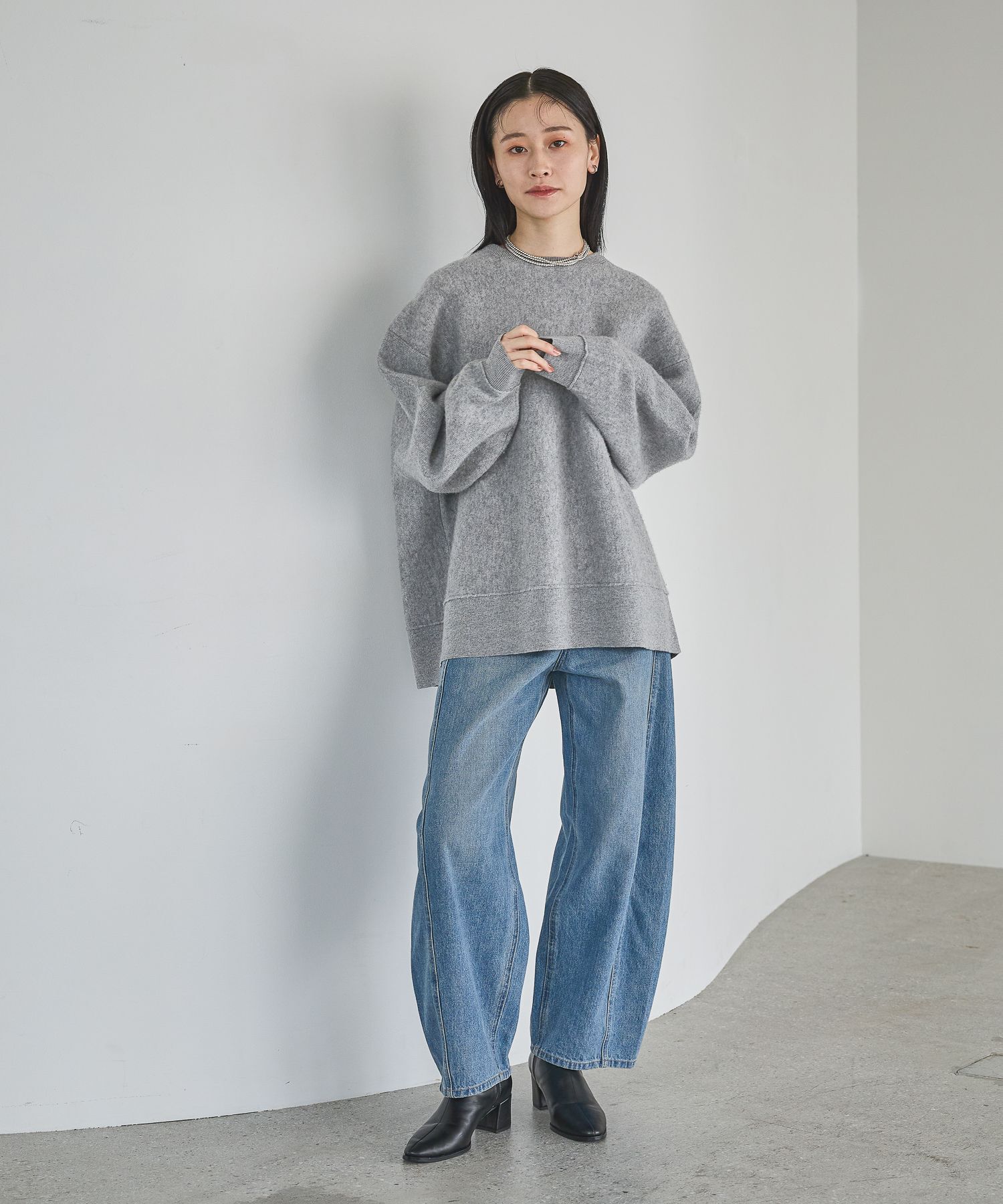 A part by 「 スポンディッシュＷユルプルオーバー」|ニット・セーター|