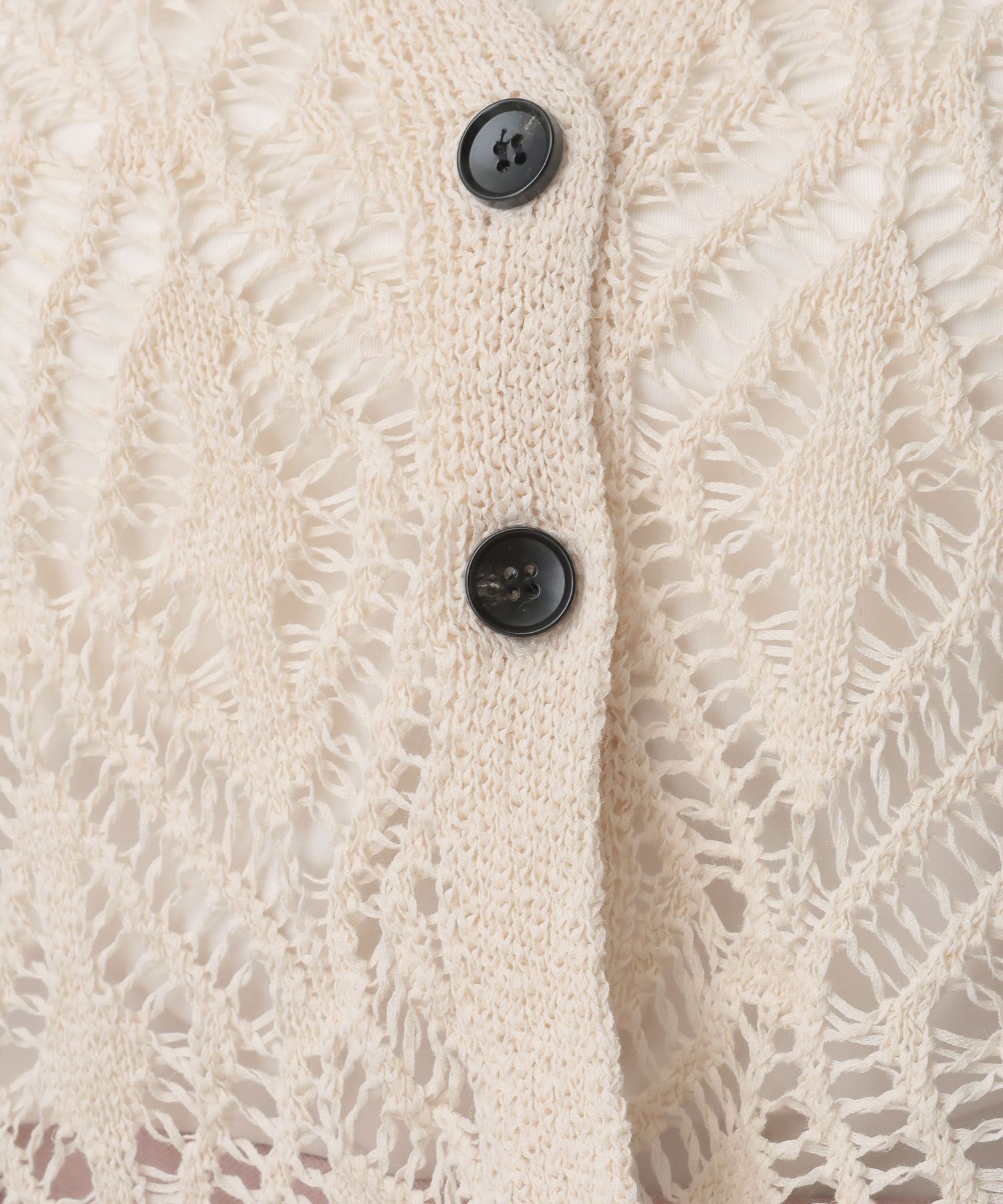 A part by 「リネンコンスカシアミカーディガン」|カーディガン|