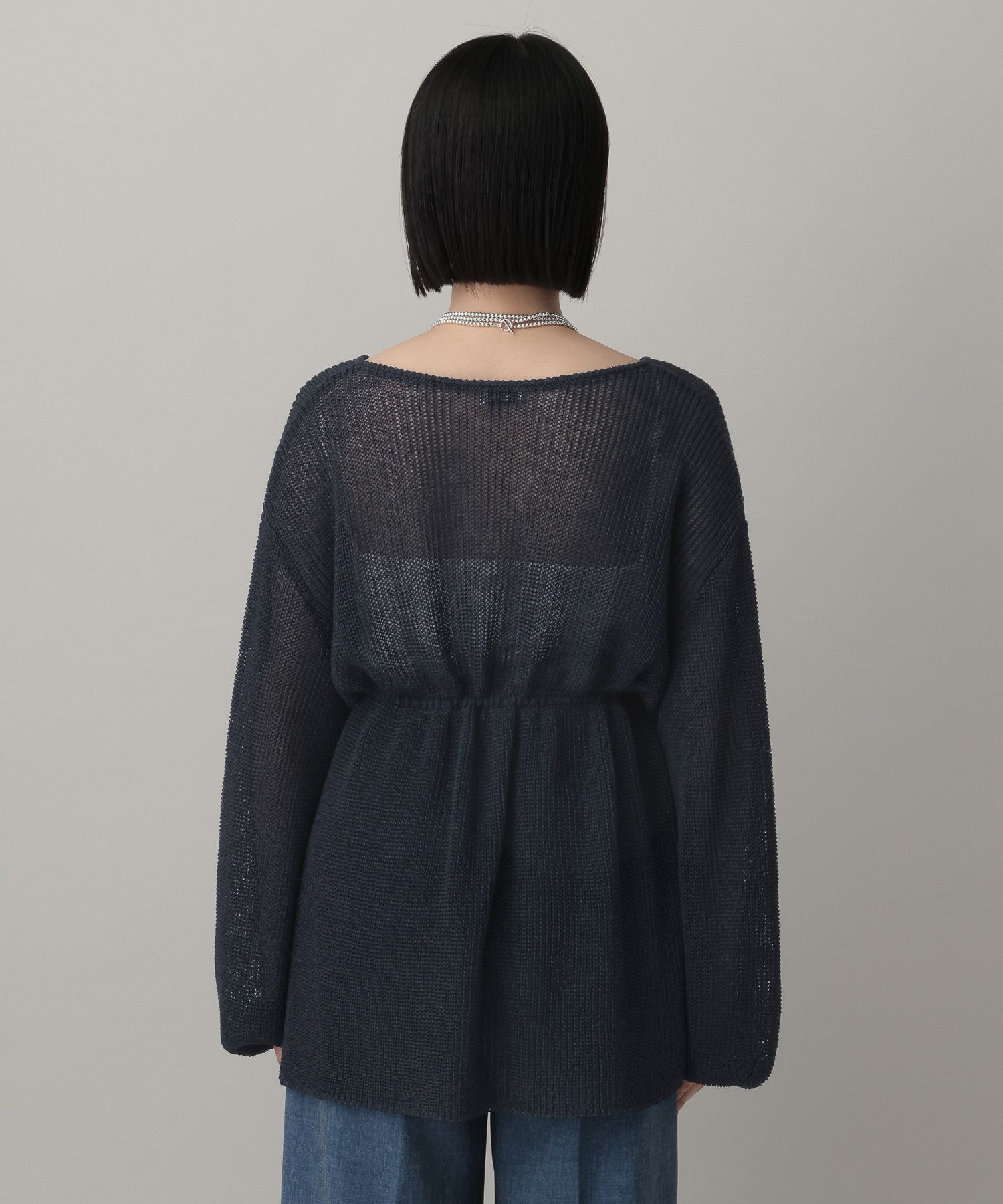 A part by 「リネンコンドロストカーディガン」|ニット・セーター|