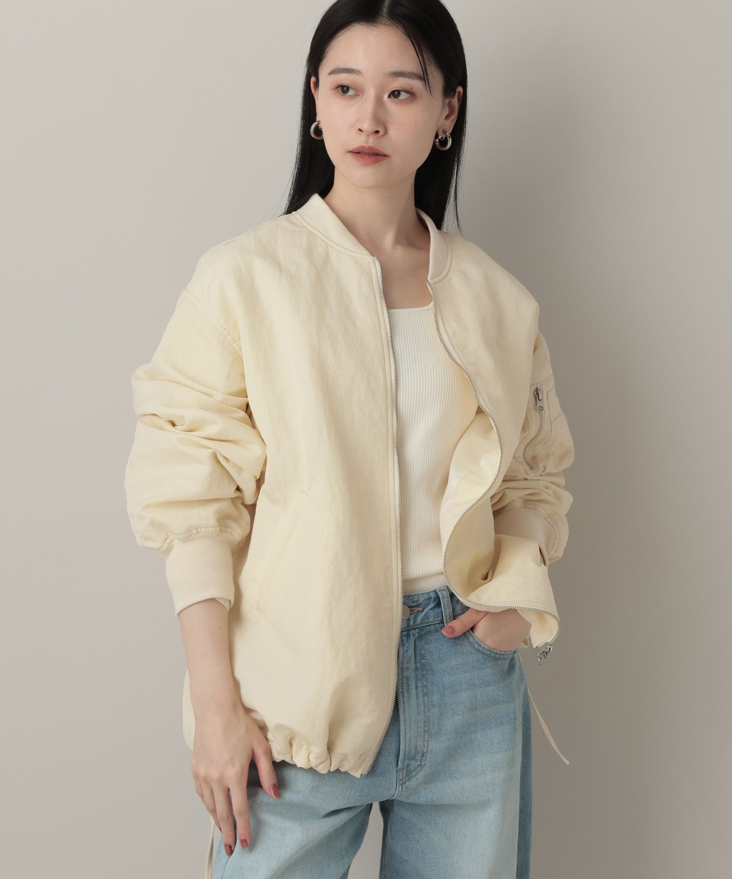 A part by 「サイドドロストMA-1」|ブルゾン・スタジャン|