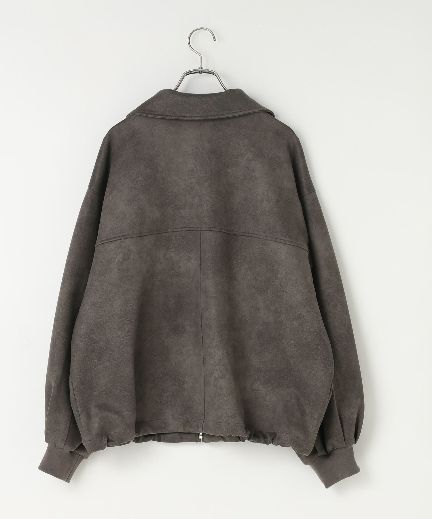 LOWRYS FARM「レザーボリュームブルゾン」|ブルゾン・スタジャン|