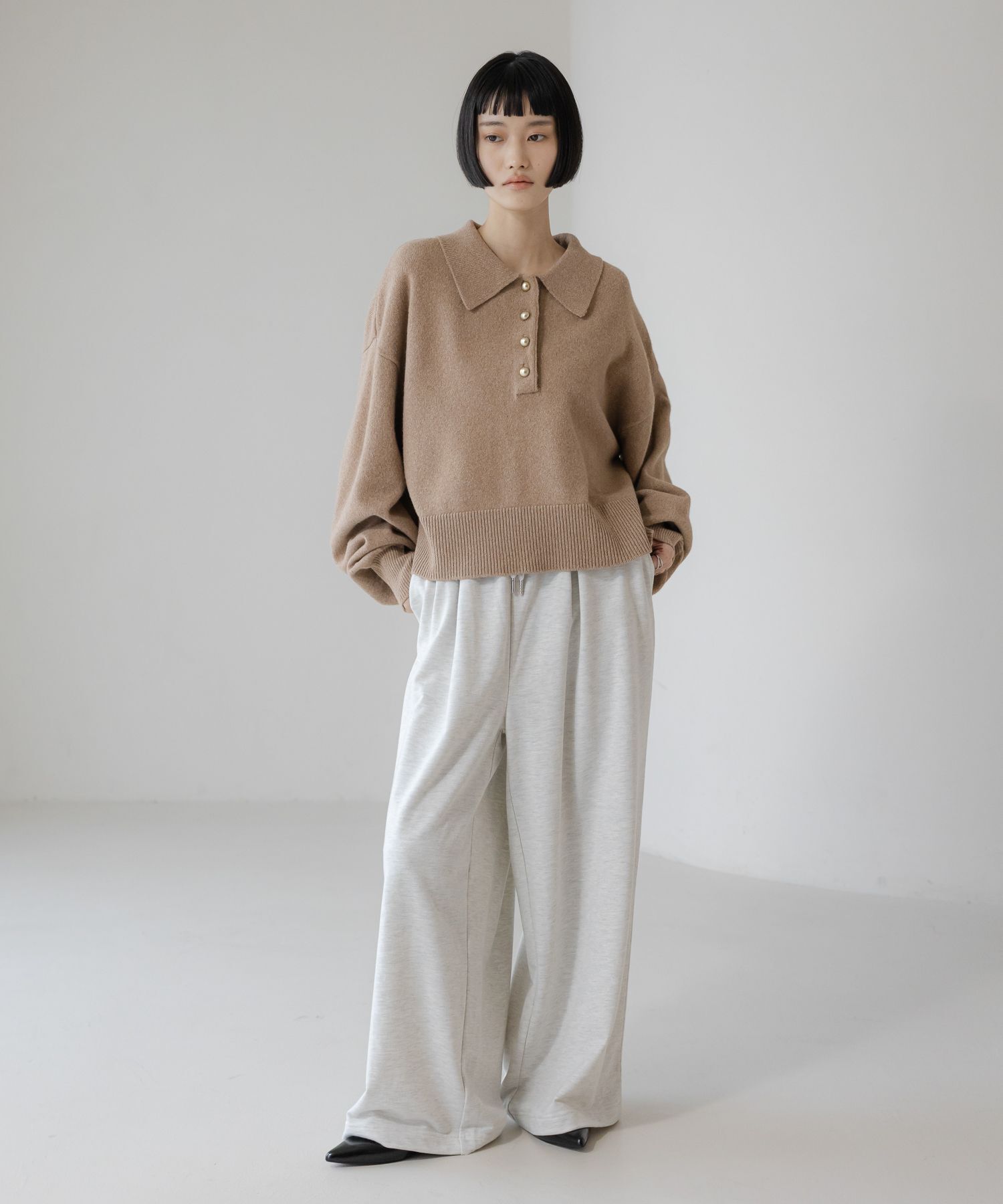 LOWRYS FARM「ﾎﾟﾛﾆｯﾄLS」|ニット・セーター|