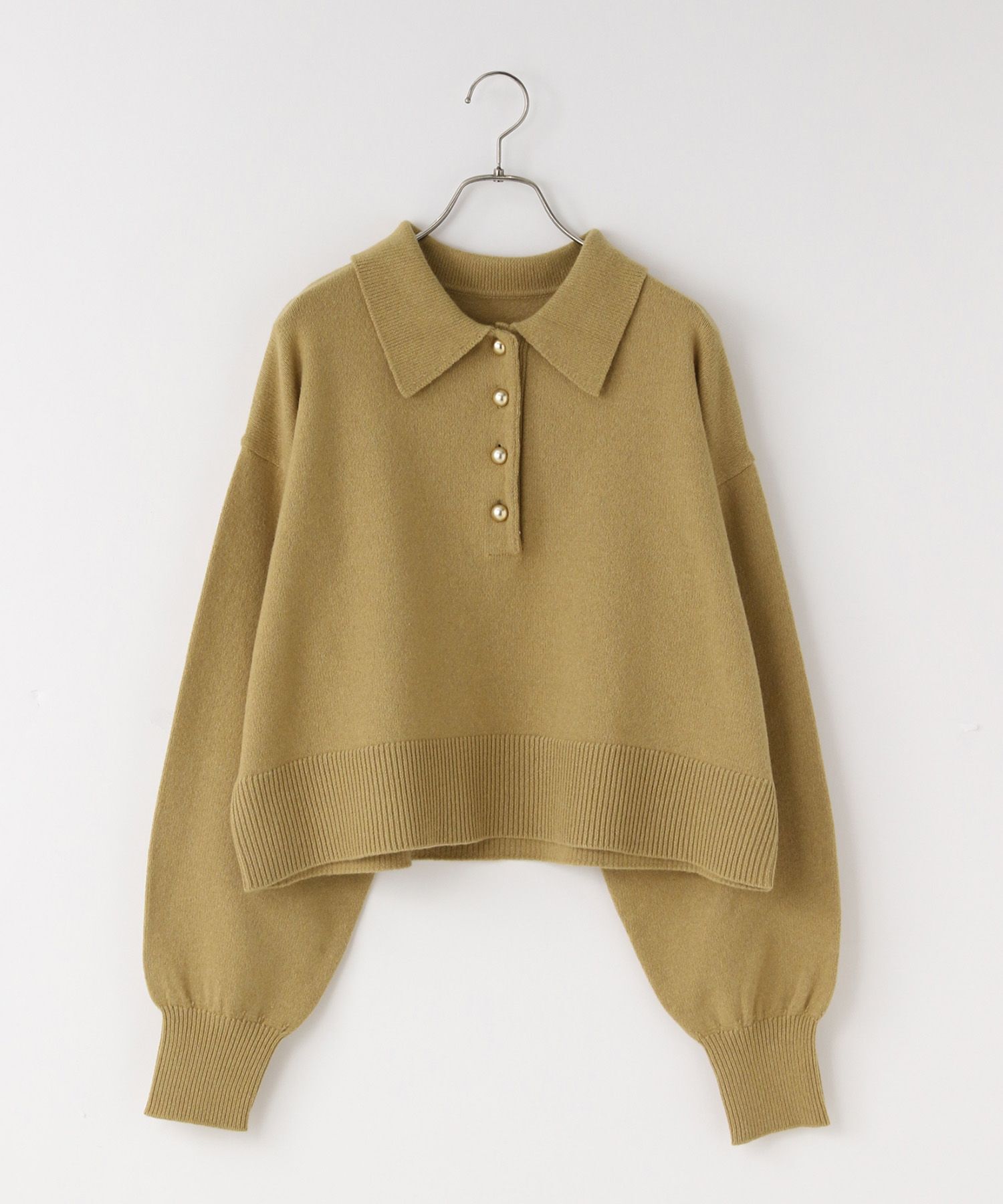 LOWRYS FARM「ﾎﾟﾛﾆｯﾄLS」|ニット・セーター|