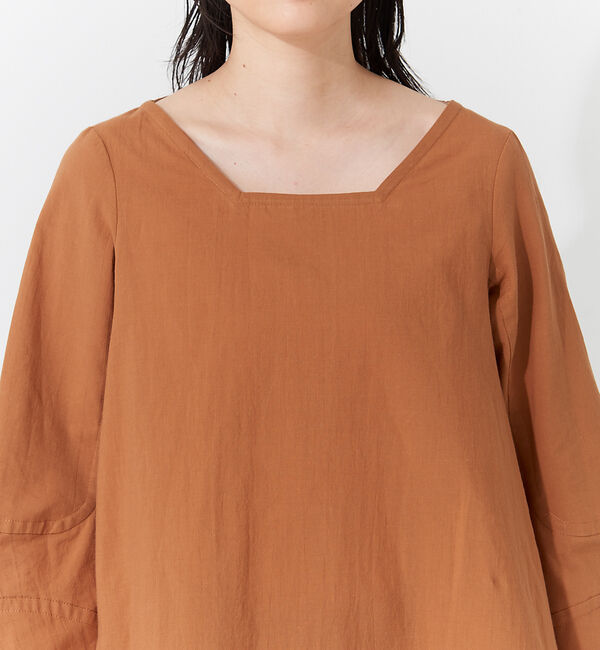 collex「オーガニックコットンサックブラウス」|シャツ・ブラウス|