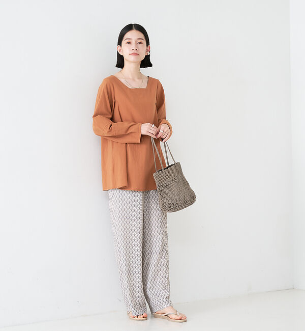 collex「オーガニックコットンサックブラウス」|シャツ・ブラウス|