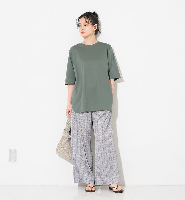 collex「【接触冷感・UVカット】コンパクトクールチュニックTシャツ」|Tシャツ・カットソー|