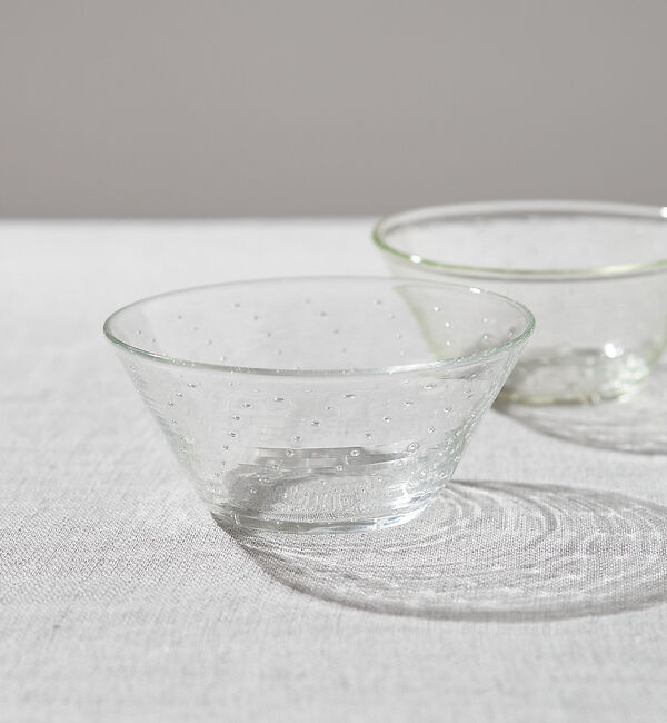 collex「【Studio 08】 カラーバブルグラスプレート」|食器・キッチングッズ|クリア