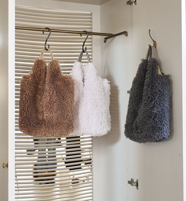 collex「【WEB限定】Vラインフェイクファートートバッグ」|トートバッグ|