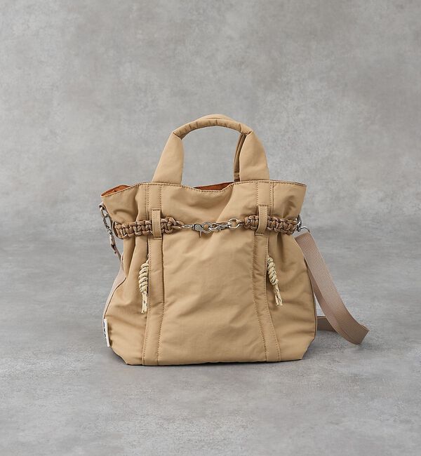 collex「【WEB限定】【CTFK/コントロールフリーク】ナイロンコードベルトトートバッグ」|ショルダー・メッセンジャー|ベージュ